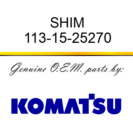 SHIM 113-15-25270