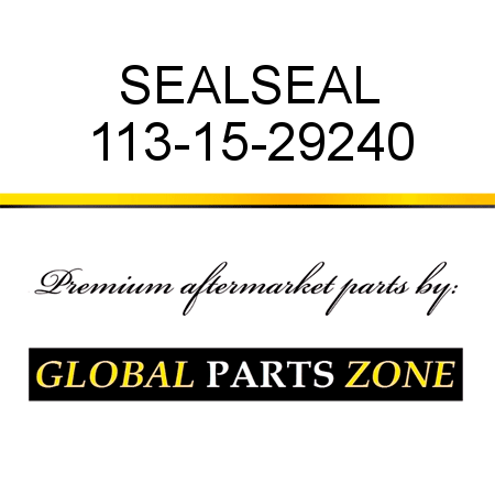 SEAL,SEAL 113-15-29240