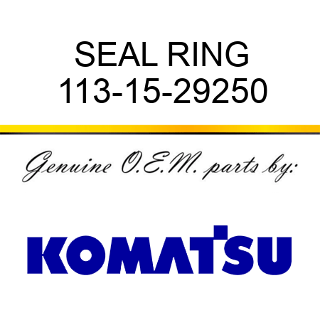 SEAL RING 113-15-29250