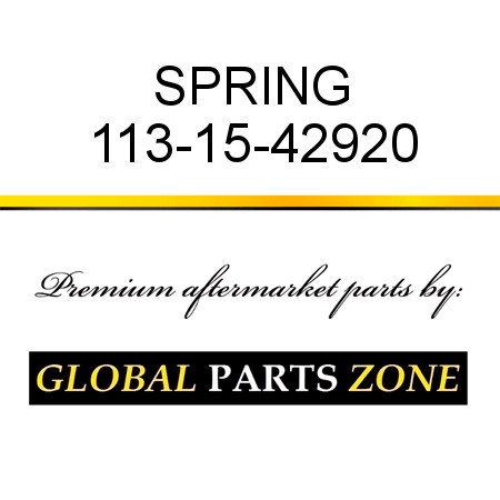SPRING 113-15-42920