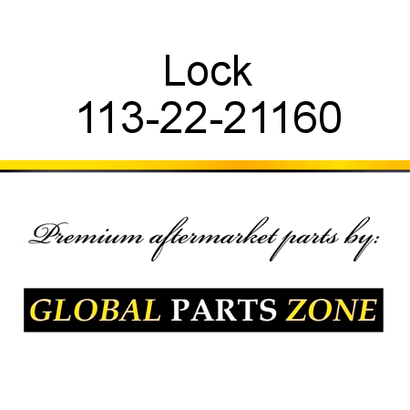 Lock 113-22-21160