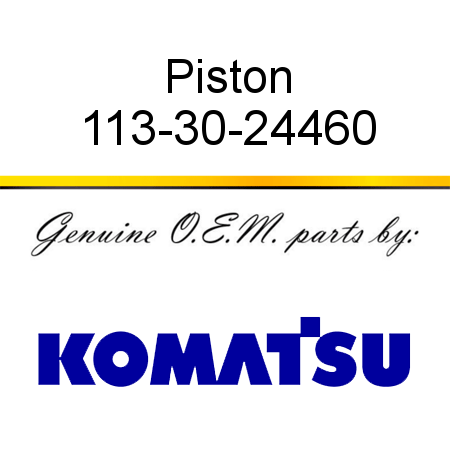 Piston 113-30-24460