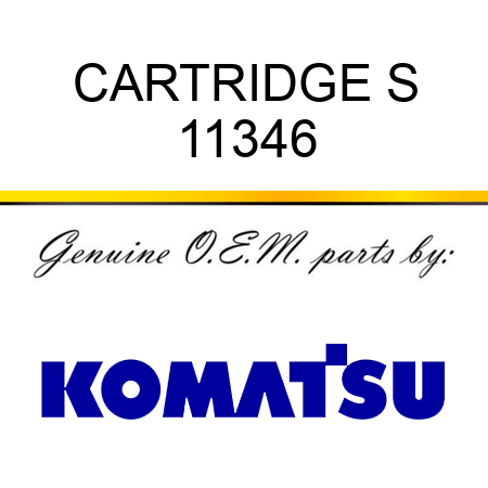 CARTRIDGE, S 11346