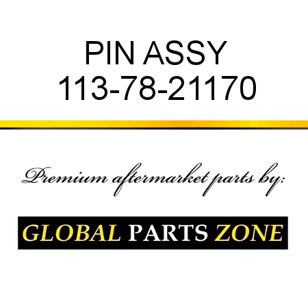 PIN ASSY 113-78-21170