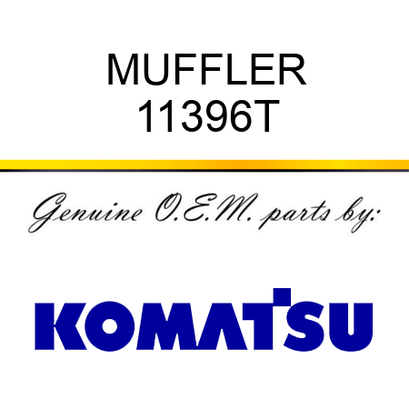 MUFFLER 11396T