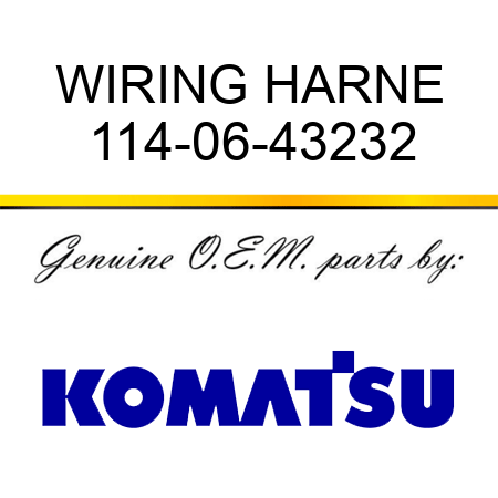WIRING HARNE 114-06-43232