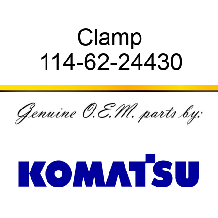 Clamp 114-62-24430