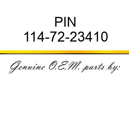 PIN 114-72-23410