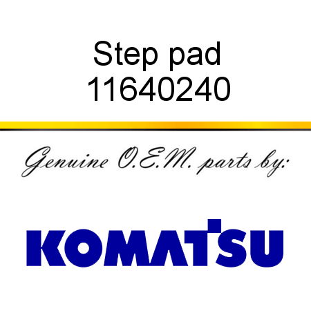 Step pad 11640240