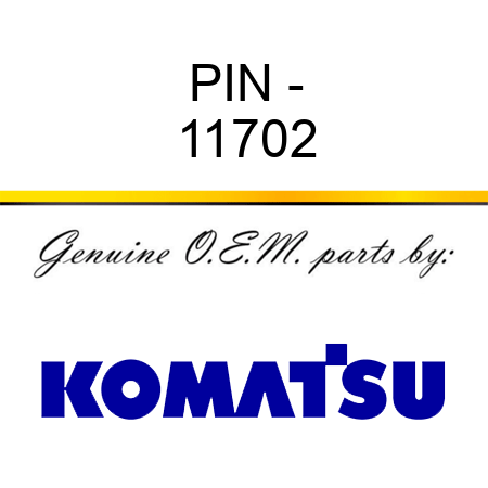 PIN - 11702