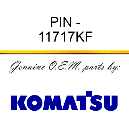 PIN - 11717KF