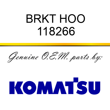 BRKT HOO 118266