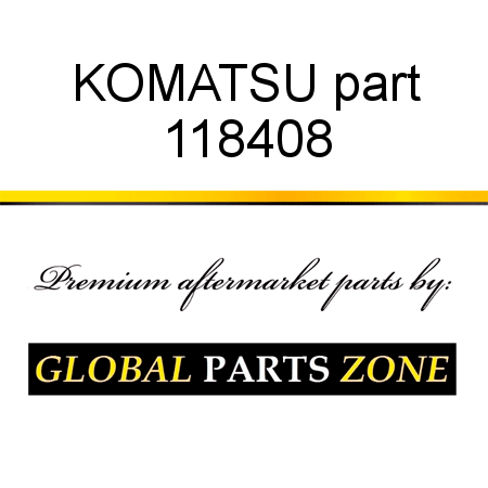 KOMATSU part 118408