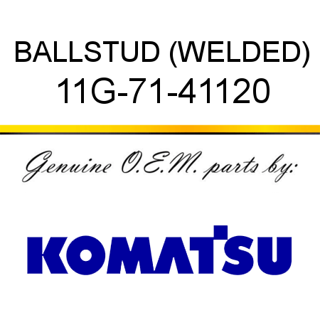 BALL,STUD (WELDED) 11G-71-41120
