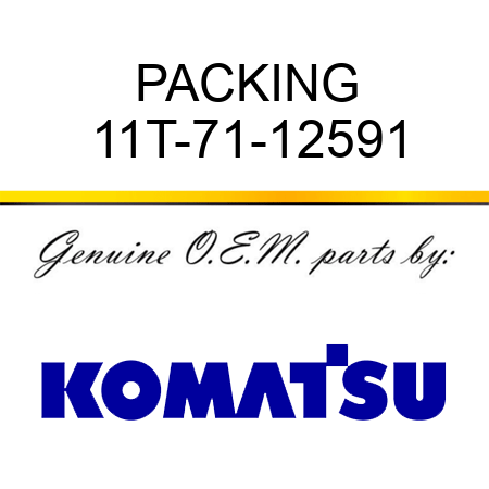 PACKING 11T-71-12591
