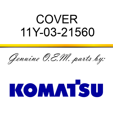 COVER 11Y-03-21560