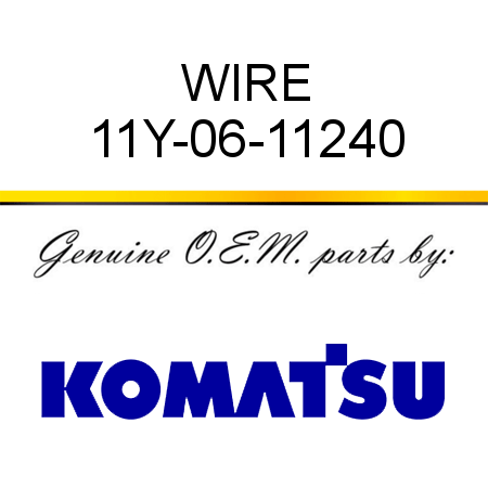 WIRE 11Y-06-11240