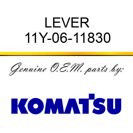 LEVER 11Y-06-11830
