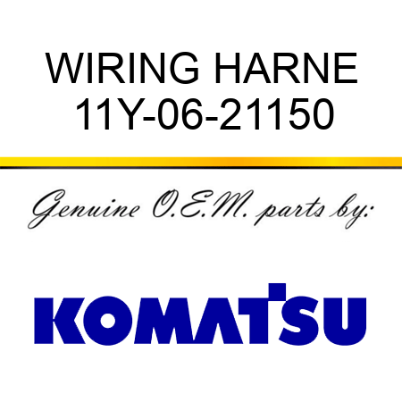 WIRING HARNE 11Y-06-21150