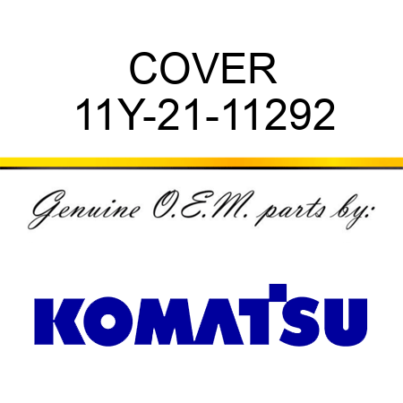 COVER 11Y-21-11292