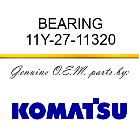 BEARING 11Y-27-11320