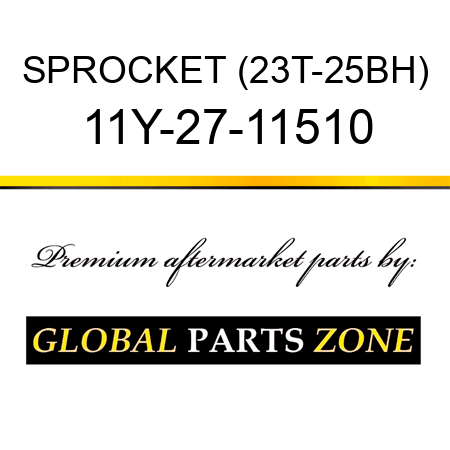 SPROCKET (23T-25BH) 11Y-27-11510