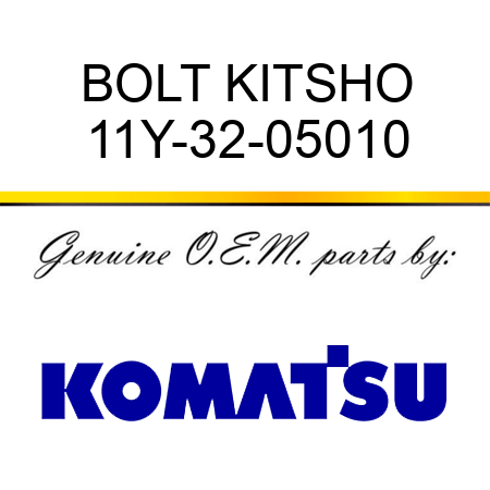 BOLT KIT,SHO 11Y-32-05010