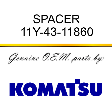 SPACER 11Y-43-11860
