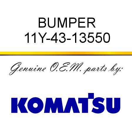BUMPER 11Y-43-13550
