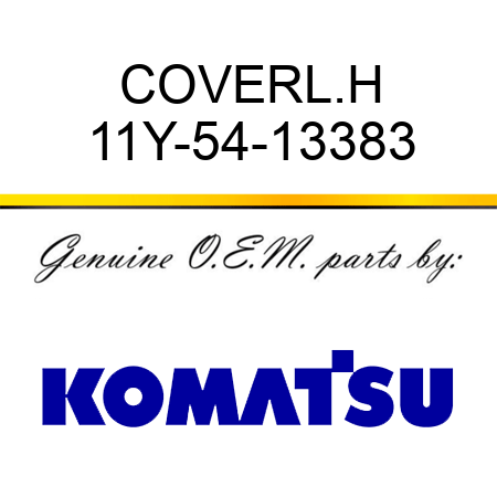 COVER,L.H 11Y-54-13383