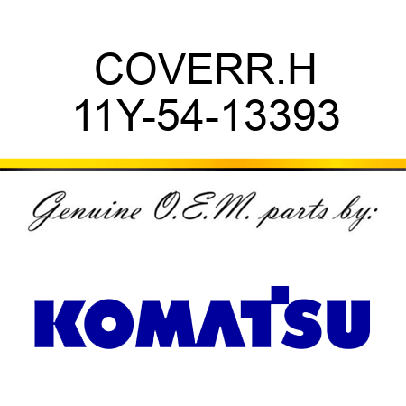 COVER,R.H 11Y-54-13393