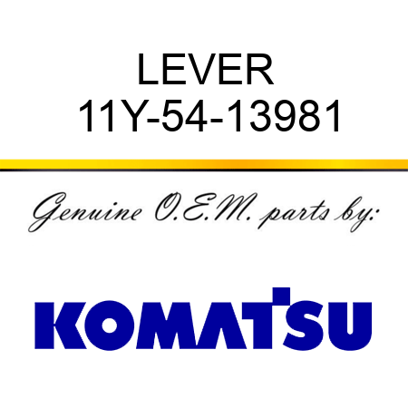 LEVER 11Y-54-13981