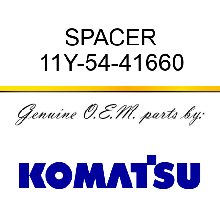 SPACER 11Y-54-41660