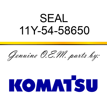 SEAL 11Y-54-58650