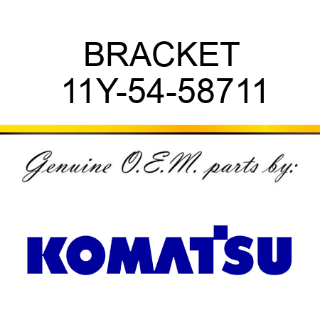BRACKET 11Y-54-58711