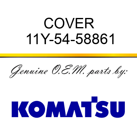 COVER 11Y-54-58861