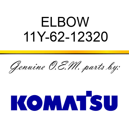 ELBOW 11Y-62-12320