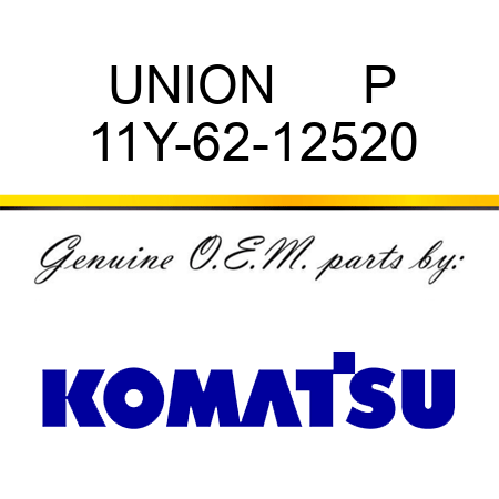 UNION      P 11Y-62-12520