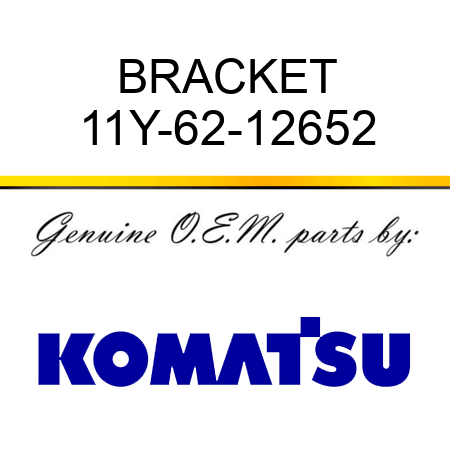 BRACKET 11Y-62-12652