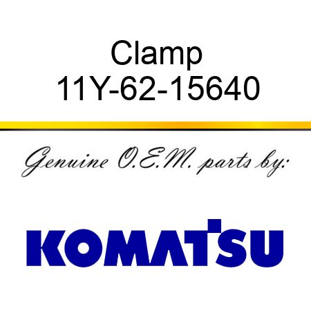 Clamp 11Y-62-15640