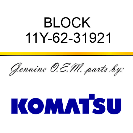 BLOCK 11Y-62-31921