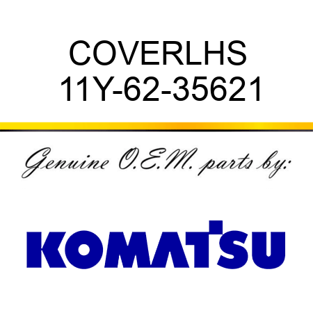 COVER,LHS 11Y-62-35621