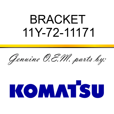 BRACKET 11Y-72-11171