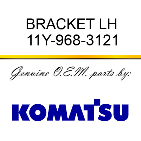 BRACKET LH 11Y-968-3121