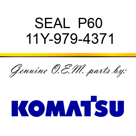 SEAL  P60 11Y-979-4371