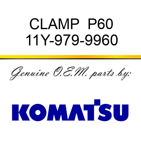 CLAMP  P60 11Y-979-9960