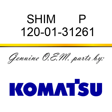 SHIM       P 120-01-31261