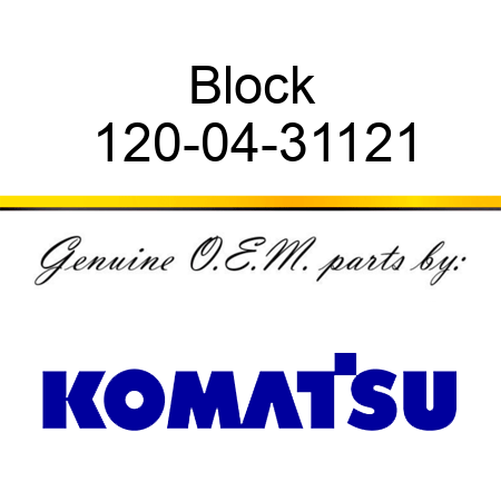 Block 120-04-31121