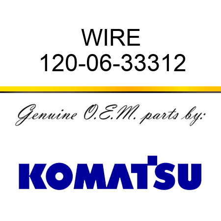 WIRE 120-06-33312