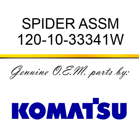 SPIDER ASSM 120-10-33341W
